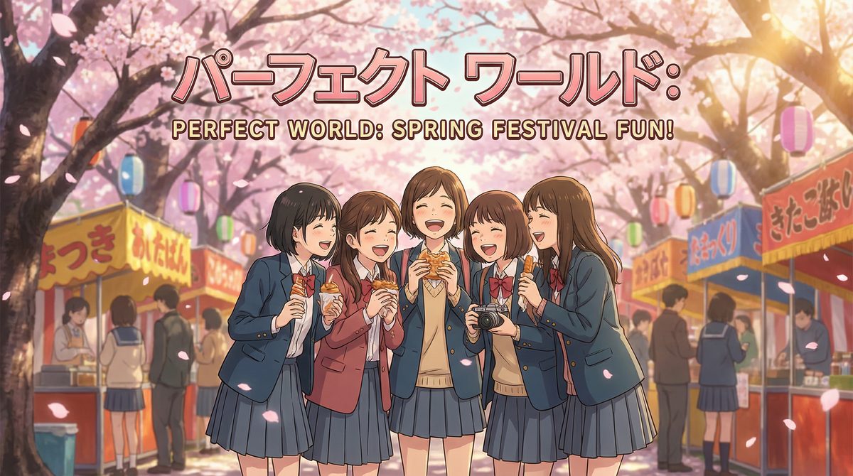 抖音风作品：樱花祭青春物语